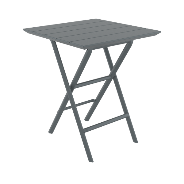 Helen 60×60 Folding Table – Dark Grey