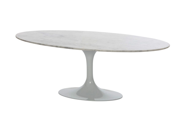 Caspian Oval Marble Table