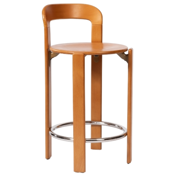 Enzo Kitchen Stool Natural Beech