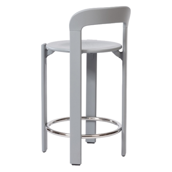 Enzo Kitchen Stool Beech Sprayed Grey - Image 3