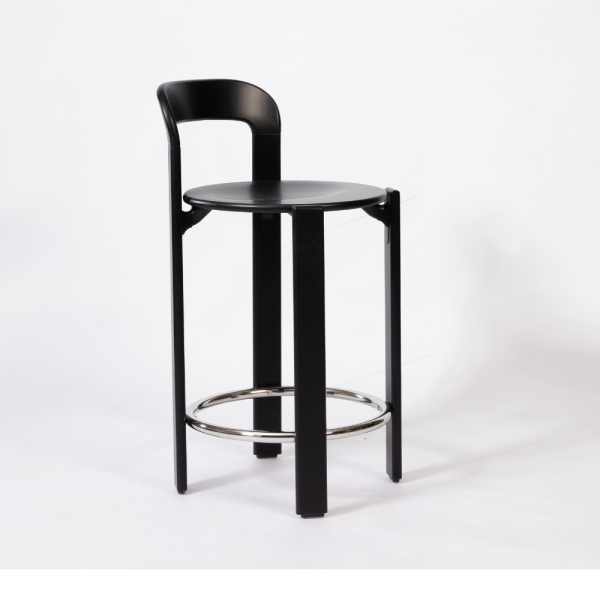 Enzo Kitchen Stool – Beech Sprayed Black