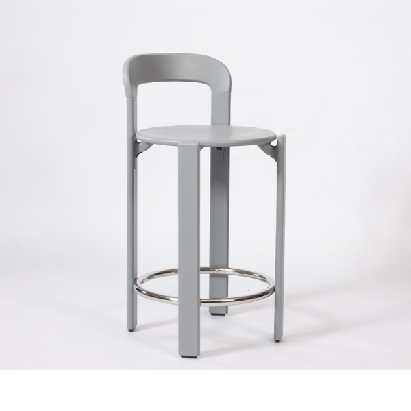 Enzo Kitchen Stool – Beech Sprayed Grey