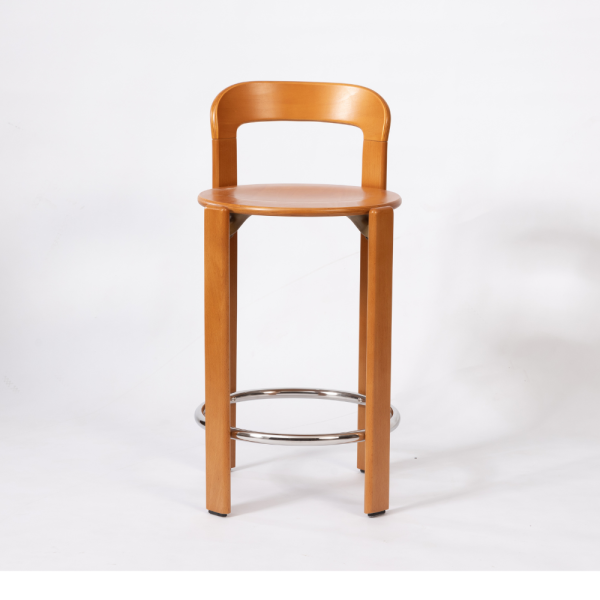 Enzo Kitchen Stool - Natural Beech - Image 2