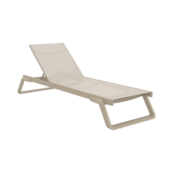 Siesta Tropic Sun Lounger – Taupe-Taupe