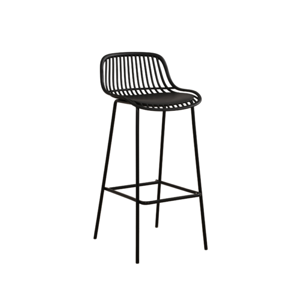 Amanzi Bar Stool – Black