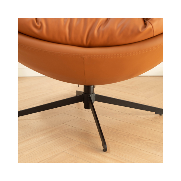 Barker Occasional Chair - Tan PU - Image 7