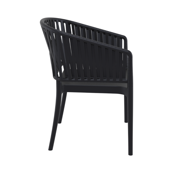 Siesta Portofino Arm Chair - Black - Image 3