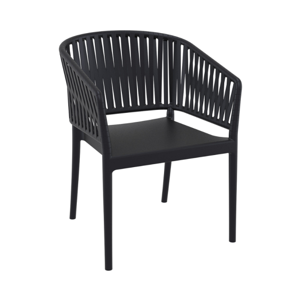 Siesta Portofino Arm Chair – Black