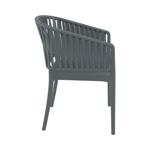 Siesta Portofino Arm Chair - Dark Grey - Image 4