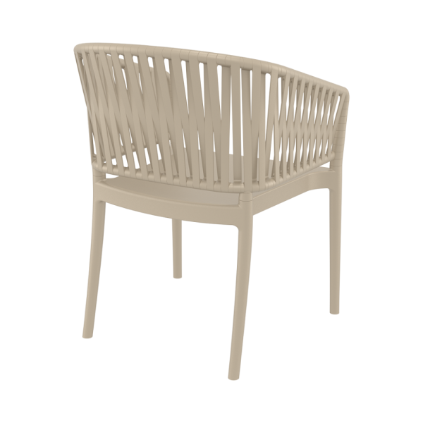 Siesta Portofino Arm Chair - Taupe - Image 6