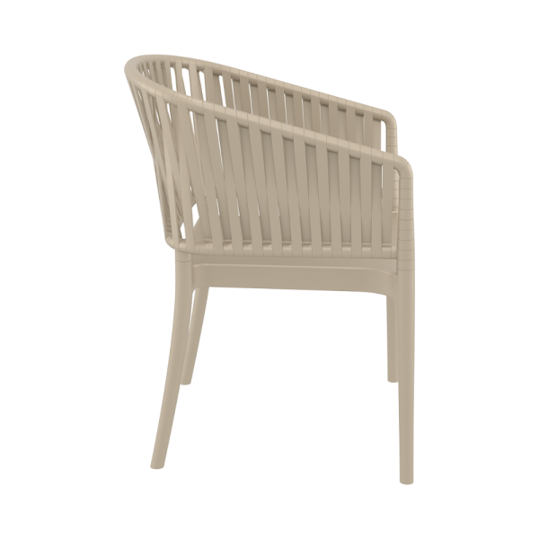 Siesta Portofino Arm Chair - Taupe - Image 4