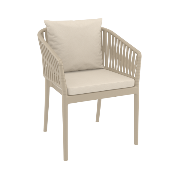 Siesta Portofino Seat and Back Cushion Only - Beige - Image 8