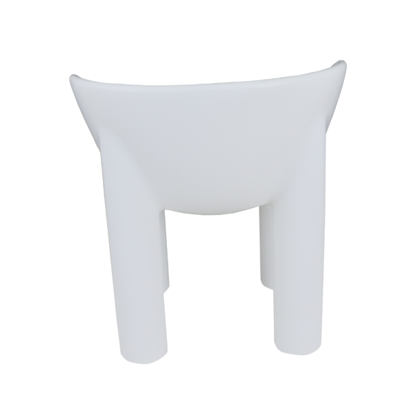 Roly Dining Chair - White - Image 4