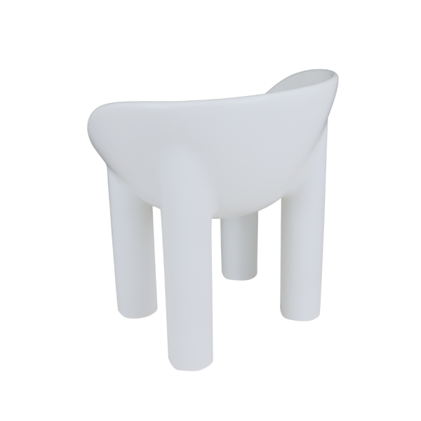 Roly Dining Chair - White - Image 2