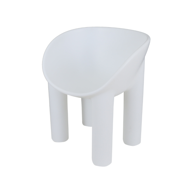 Roly Dining Chair - White - Image 5