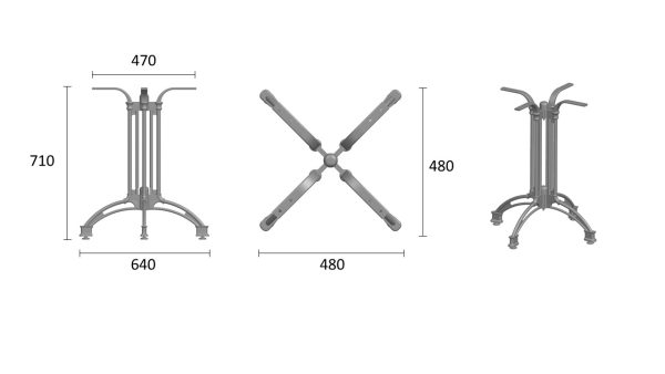 Bistro Table Base