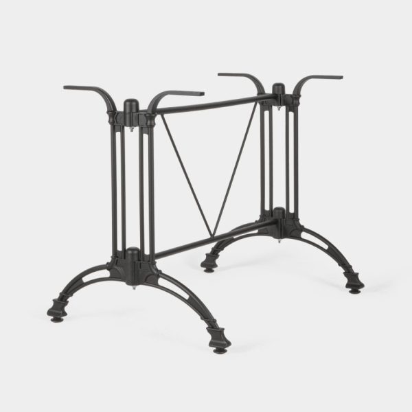 Bistro Double-Table Base – Black