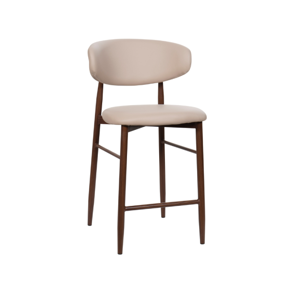 Lucien Kitchen Stool – Cream PU