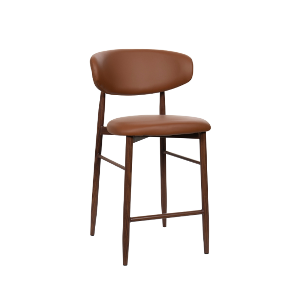 Lucien Kitchen Stool – Tan PU