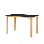 Mika 120×80 Rect. Dining Table – Black