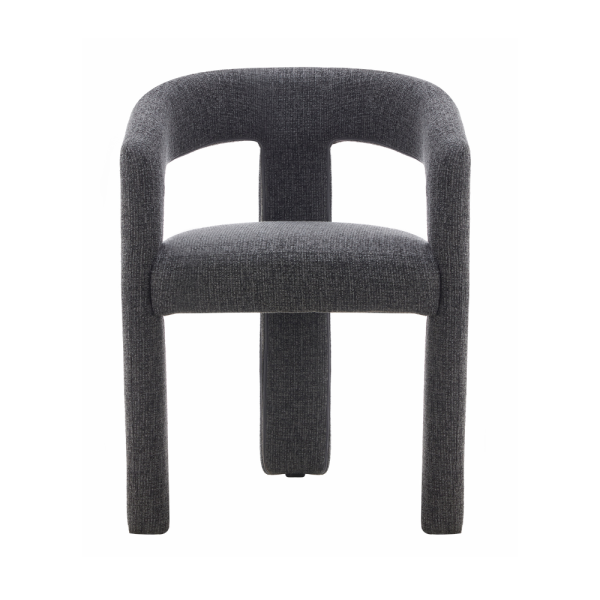 Arabella Dining Chair – GreyBlack Fabric