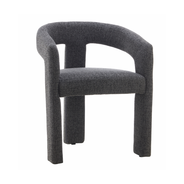 Arabella Dining Chair – GreyBlack Fabric