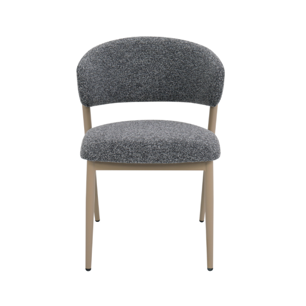 Lyon Dining Chair - Dark Grey - Image 4