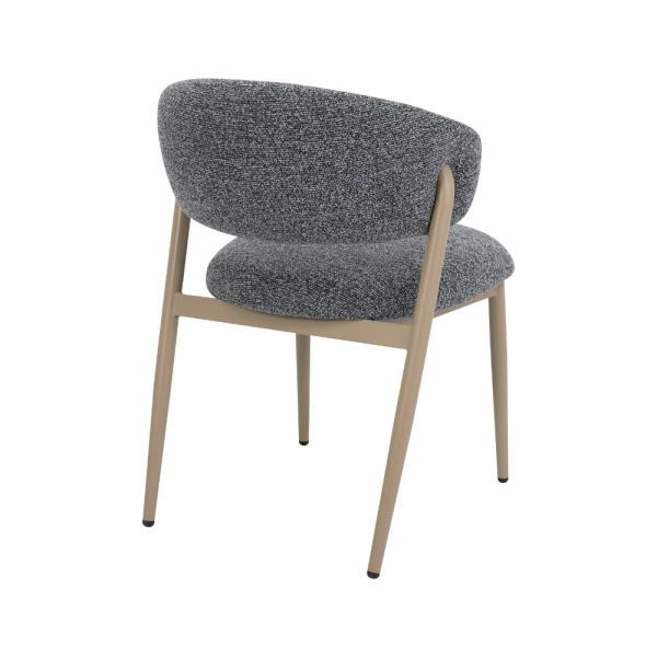 Lyon Dining Chair - Dark Grey - Image 2