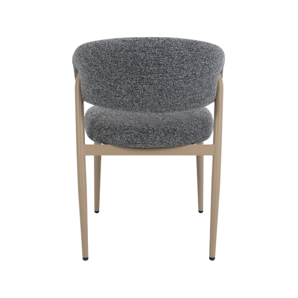 Lyon Dining Chair - Dark Grey - Image 5