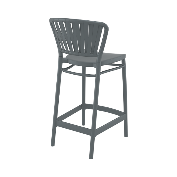 Portofino Kitchen Stool - Dark Grey - Image 4