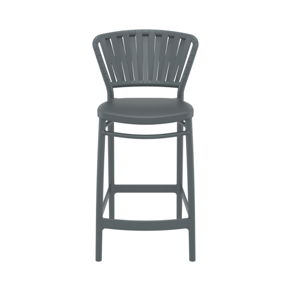 Portofino Kitchen Stool - Dark Grey - Image 3