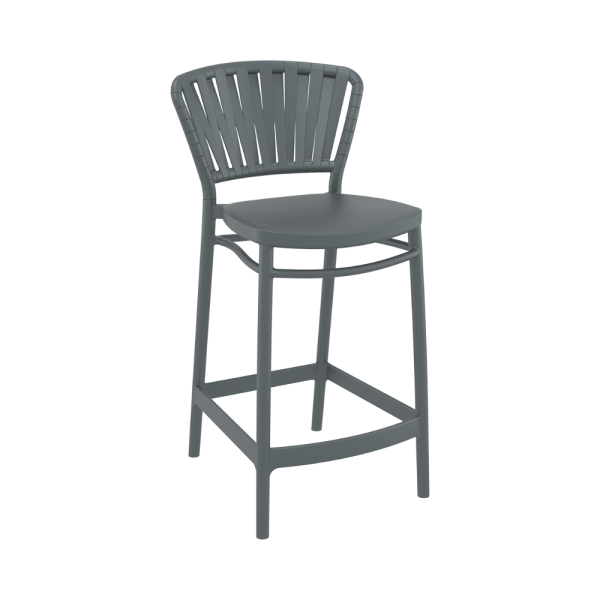 Portofino Kitchen Stool – Dark Grey