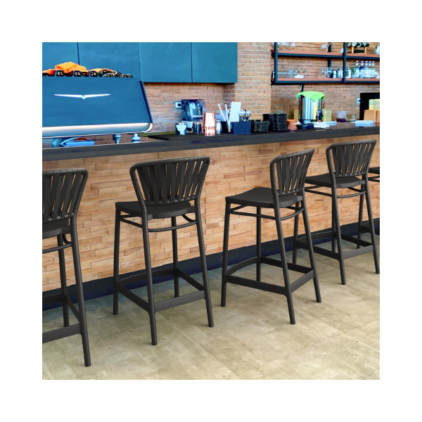 Portofino Kitchen Stool - Olive Green - Image 6