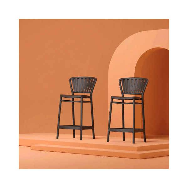 Portofino Kitchen Stool - Olive Green - Image 7