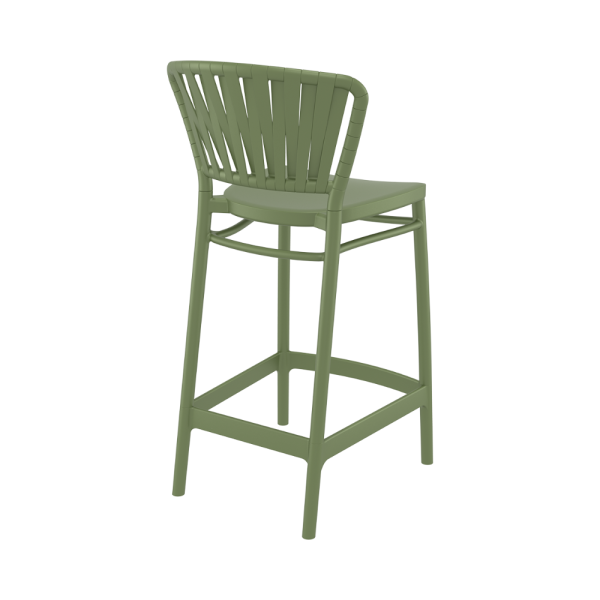 Portofino Kitchen Stool - Olive Green - Image 3