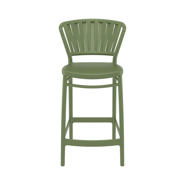 Portofino Kitchen Stool - Olive Green - Image 2