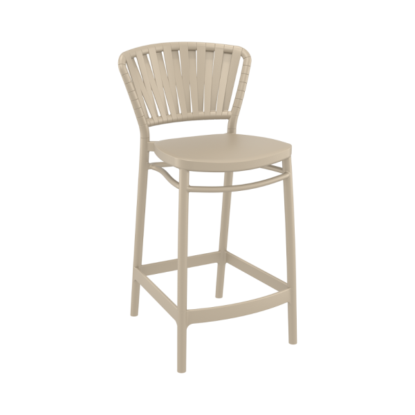 Portofino Kitchen Stool – Taupe