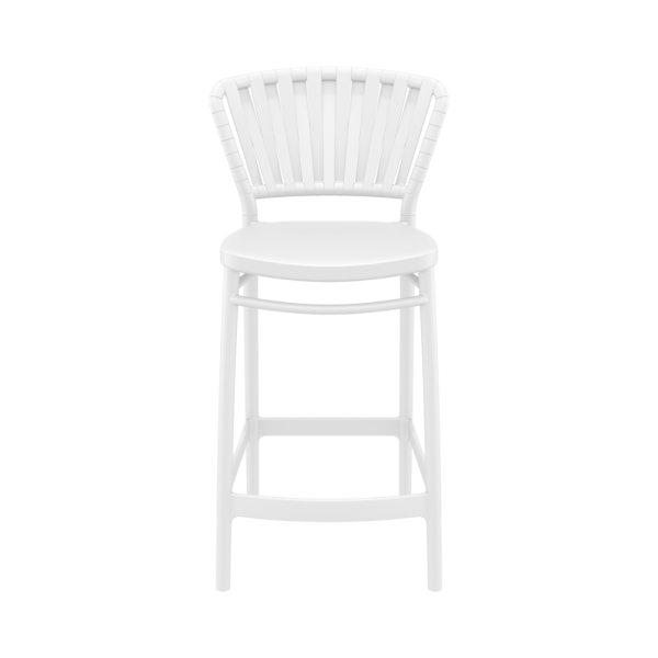 Portofino Kitchen Stool - White - Image 3
