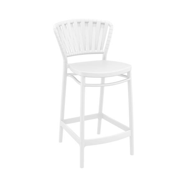 Portofino Kitchen Stool – White