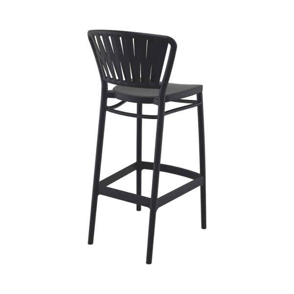 Portofino Bar Stool - Black - Image 4