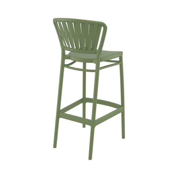 Portofino Bar Stool - Olive Green - Image 5