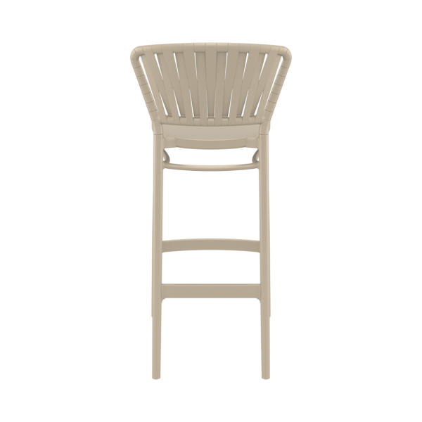 Portofino Bar Stool - Taupe - Image 4