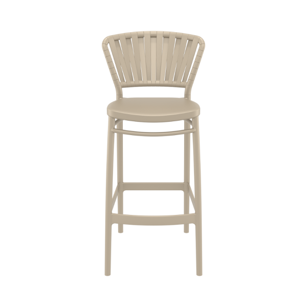 Portofino Bar Stool - Taupe - Image 3