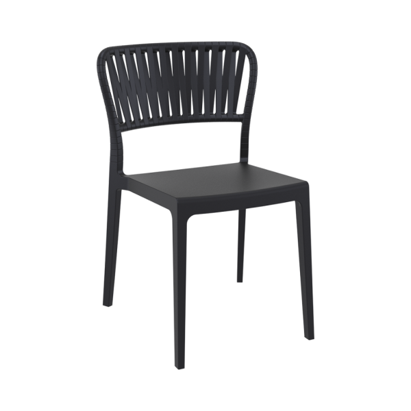 Portofino Side Chair – Black
