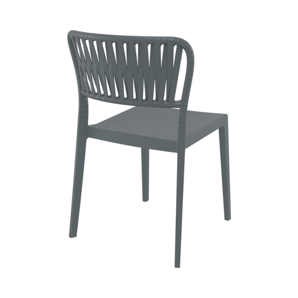 Portofino Side Chair - Dark Grey - Image 4