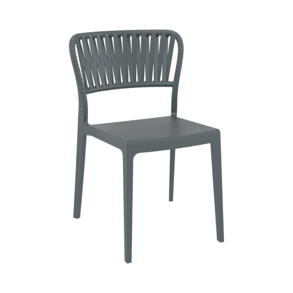 Portofino Side Chair – Dark Grey