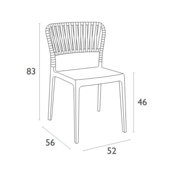Portofino Side Chair - Olive Green - Image 8