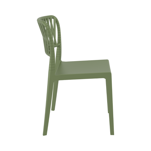 Portofino Side Chair - Olive Green - Image 3