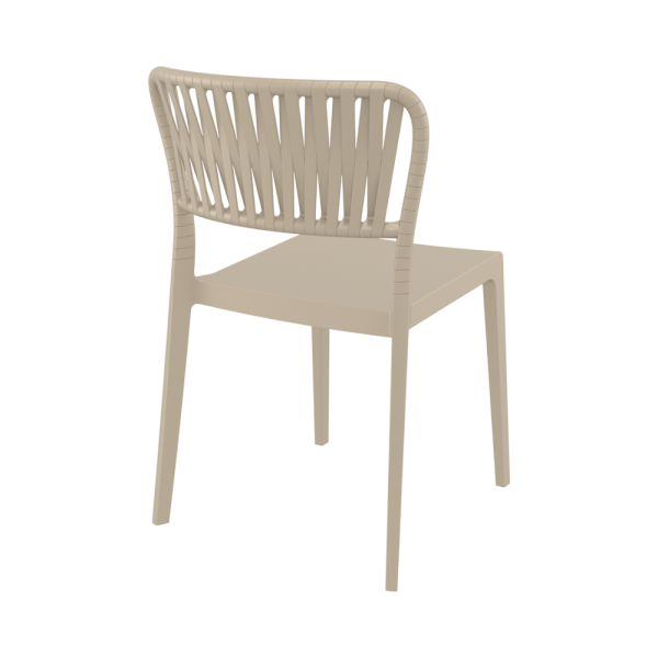 Portofino Side Chair - Taupe - Image 5
