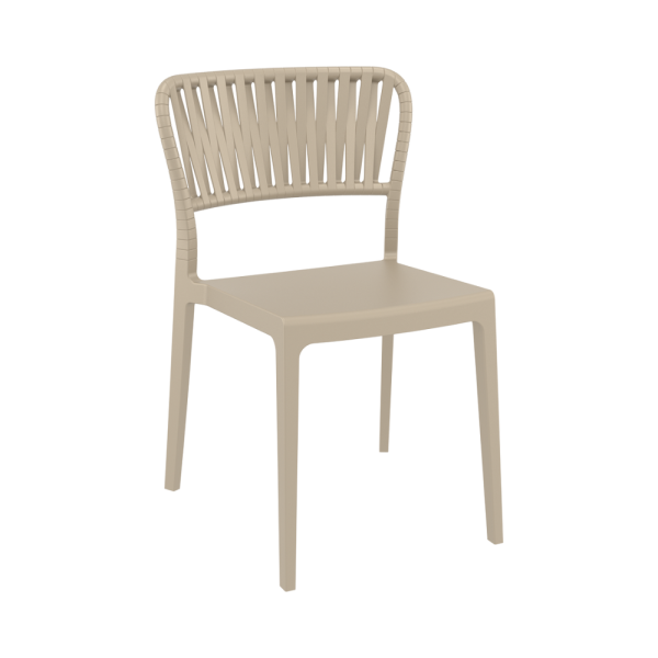 Portofino Side Chair – Taupe